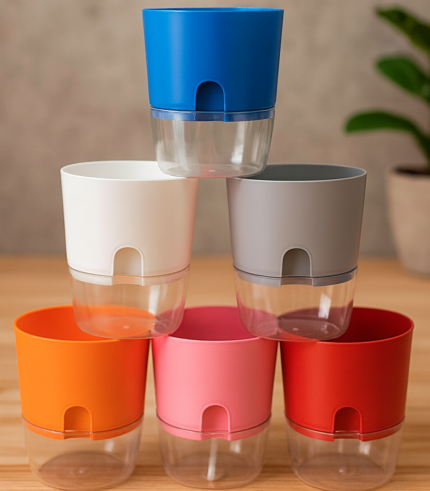 Premium Self Watering Pot ( Set of 5 )